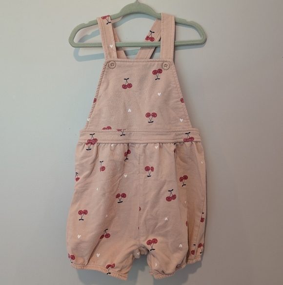 ❤️ 2 for 10 ❤️ Cherry Print Kids Overalls | Pekkle - Picture 1 of 3